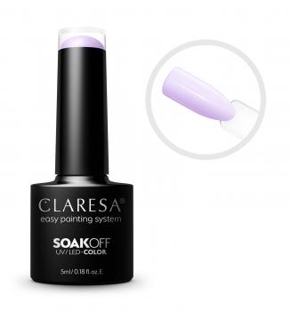 CLARESA SoakOFF UV/LED Gel - Purple 601, 5 ml